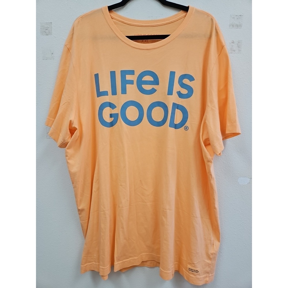 Life is Good T-Shirt 100% Cotton Short Sleeve XXl Mens